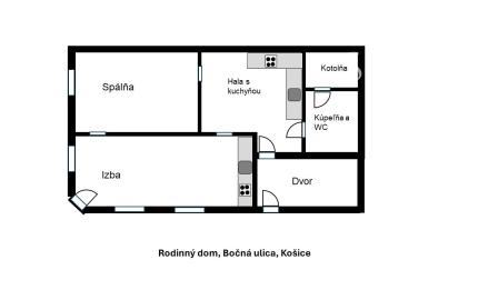 Rodinný dom, Bočná, Košice