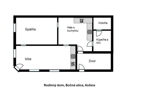 Rodinný dom, Bočná, Košice