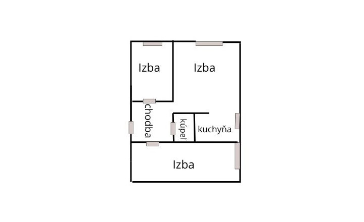 3 izbový byt, Trebišovská, Košice - fotografia 19